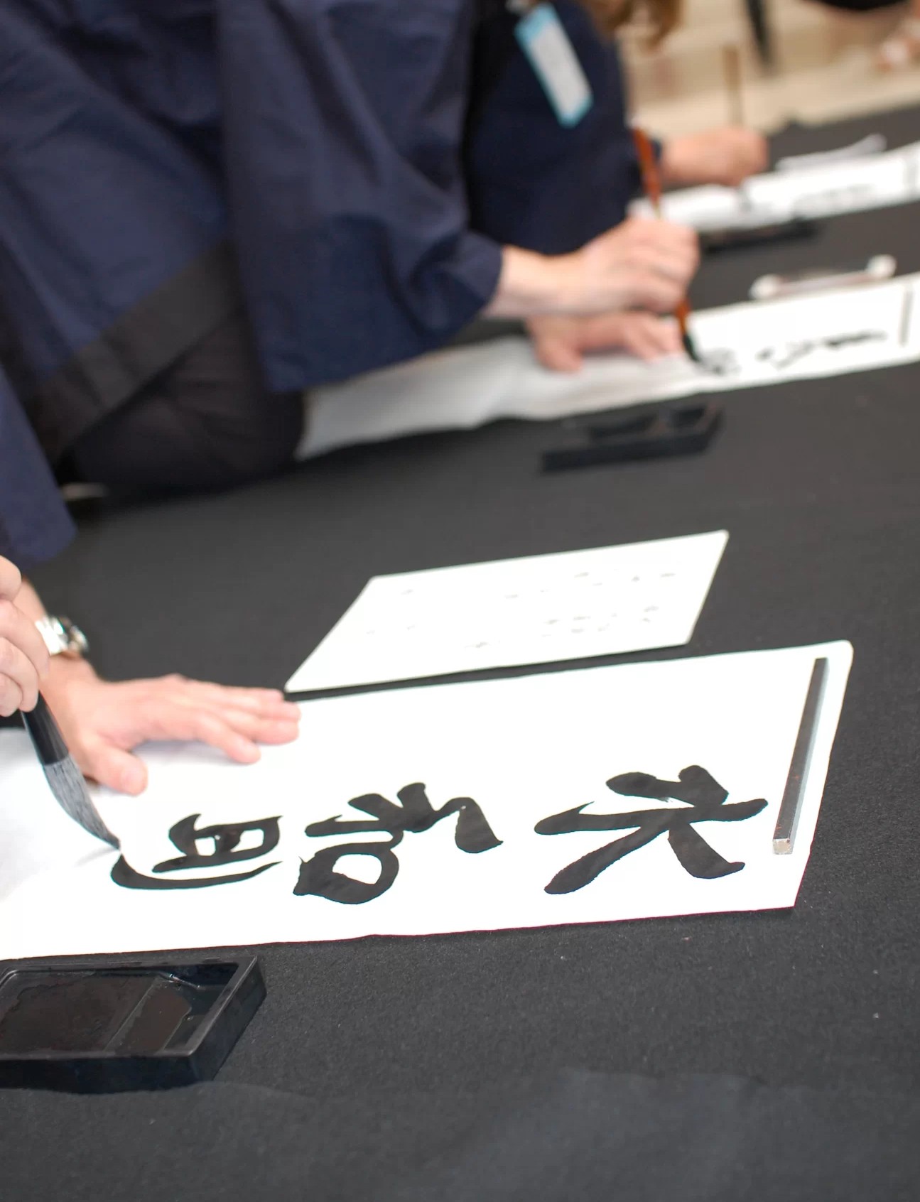 KASHUU-Japanese-Calligrapher-Class-1 KASHUU Japanese Calligrapher Class London